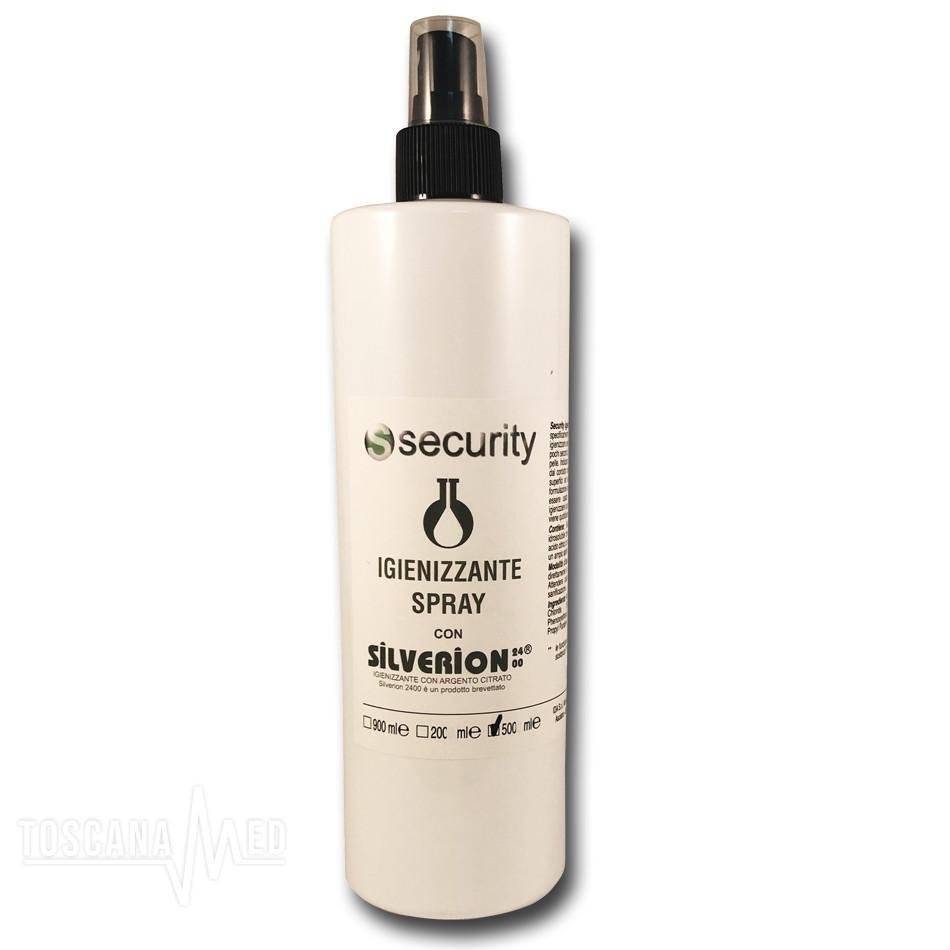 Igienizzante Spray - Mani/Superfici/Ambienti/Mascherine con Silverion 2400®-argento citrato, Sanilac-acido lattico naturale